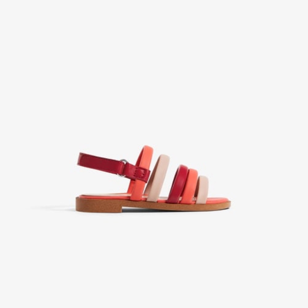 Zara leather strappy sandals